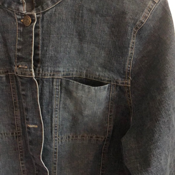 Embroidered denim jacket by Kate Landry - Picture 3 of 4